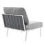 Chaise sans accoudoirs pour l'extérieur en aluminium Modway Stance-1415401440