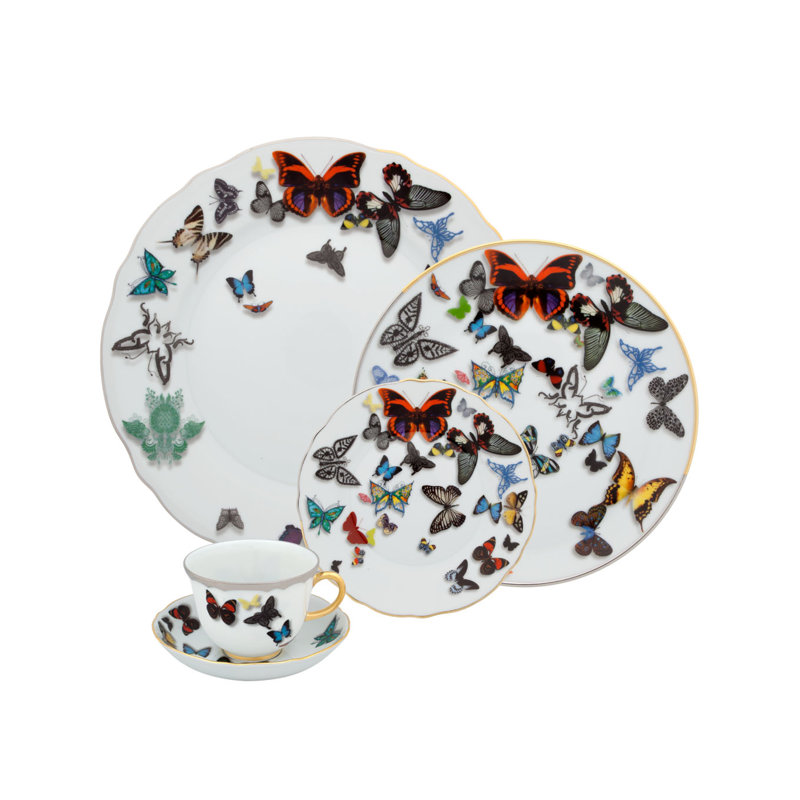 Butterfly Parade Porcelain Teacup