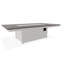 48" x 84" Rustic Fire Table with Propane Shelf-267555677