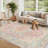 Vintage Area Rug Washable Non Slip Bohemian Moroccan Living Room Carpet-1932630146