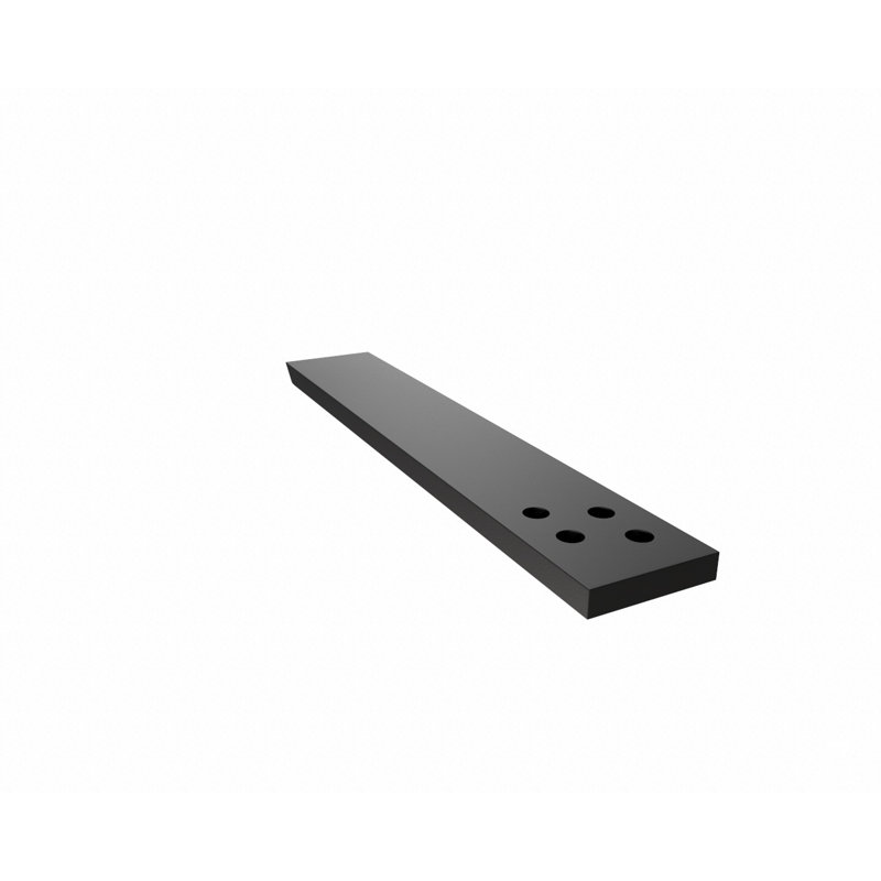 14in. x 2.5in. x .5in. The Original Knee Wall Countertop Support Bracket, 0.5" H x 2.5" W x 14" D