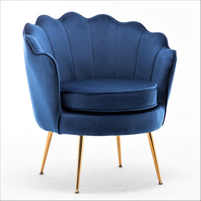 Elanora Velvet Barrel Chair