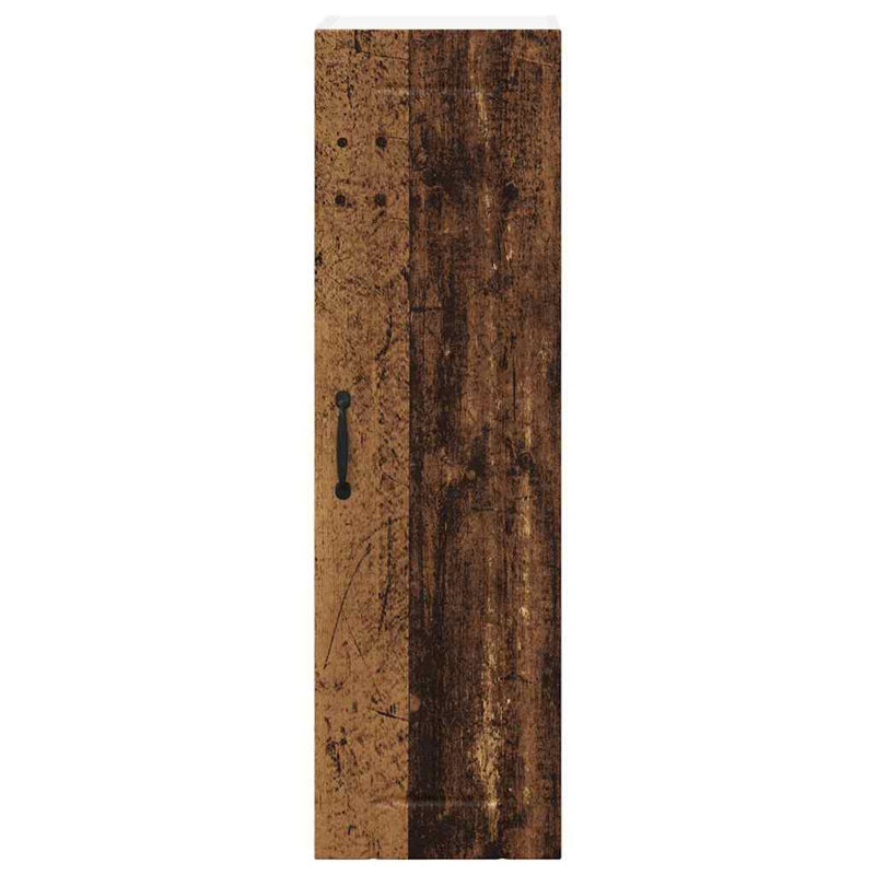 Vidaxl Kitchen Cabinet Black 40 X 31 X 100 Cm Engineered Wood, 100cm H x 30cm W x 31cm D, Old Wood