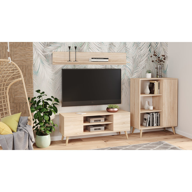 Juan 1 - Door Rectangle Accent Cabinet, Sonoma Oak