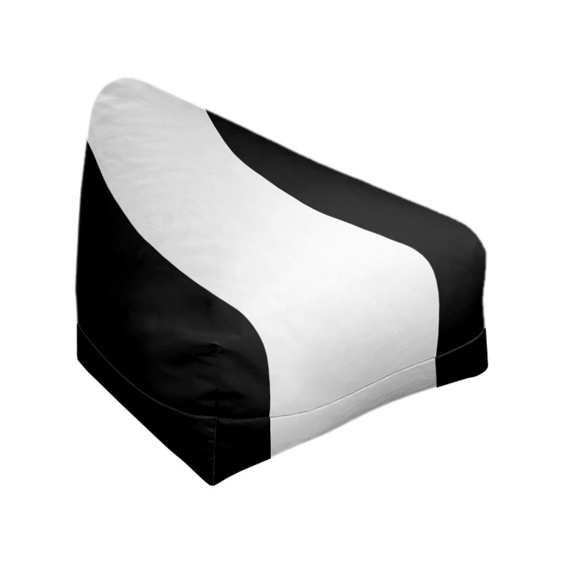 Housse de sac de pois standard Brooklyn, Noir/blanc/ noir, 2 po x 27 po x 30 po