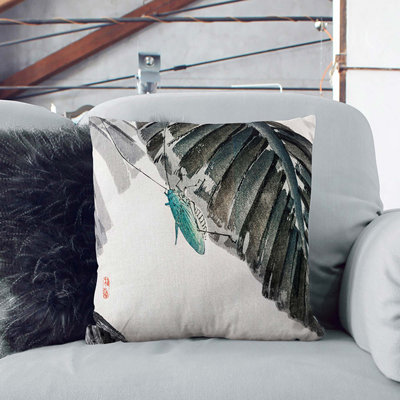 Floral Square Throw Cushion