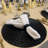 Glass Bead Placemat in Black, Set of 4-61648651