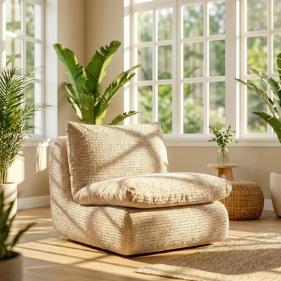Fauteuil à billes en mousse haute densité l 40,55 po x P 33,07 po x H 33,86 po Liyasi