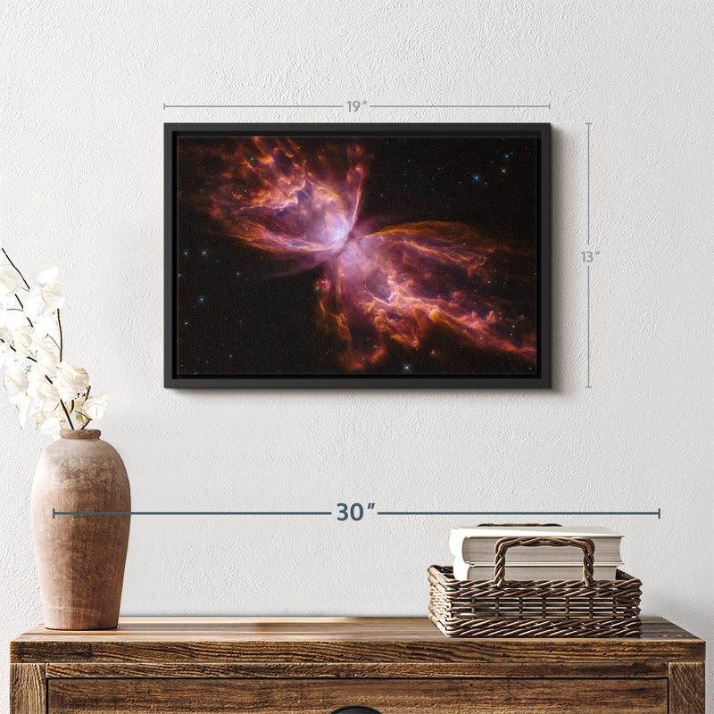 Impression sur toile Butterfly Nebula, H 13 po x l 19 po
