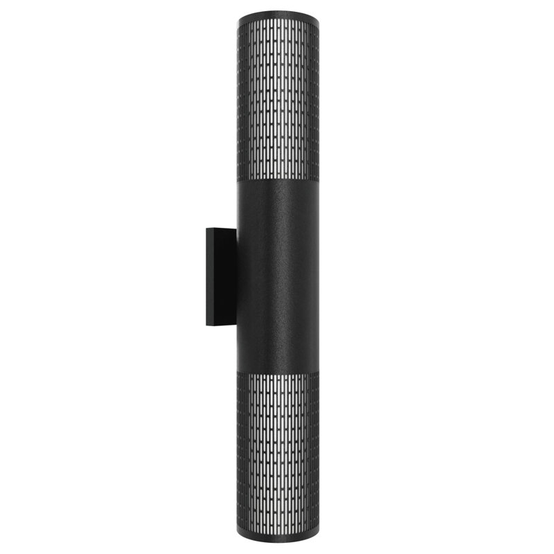 Avenue Outdoor Black Wall Sconce, 24" H x 5" W x 5" D