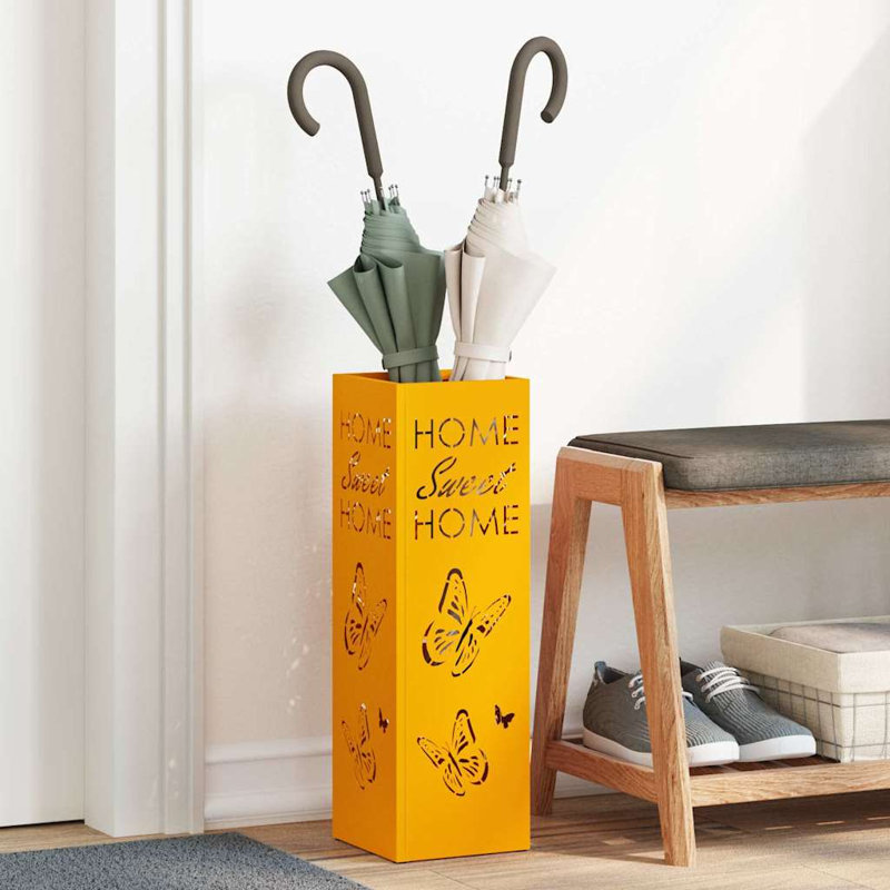 Latitude Run Steel Storage Tub & Tote, Mustard