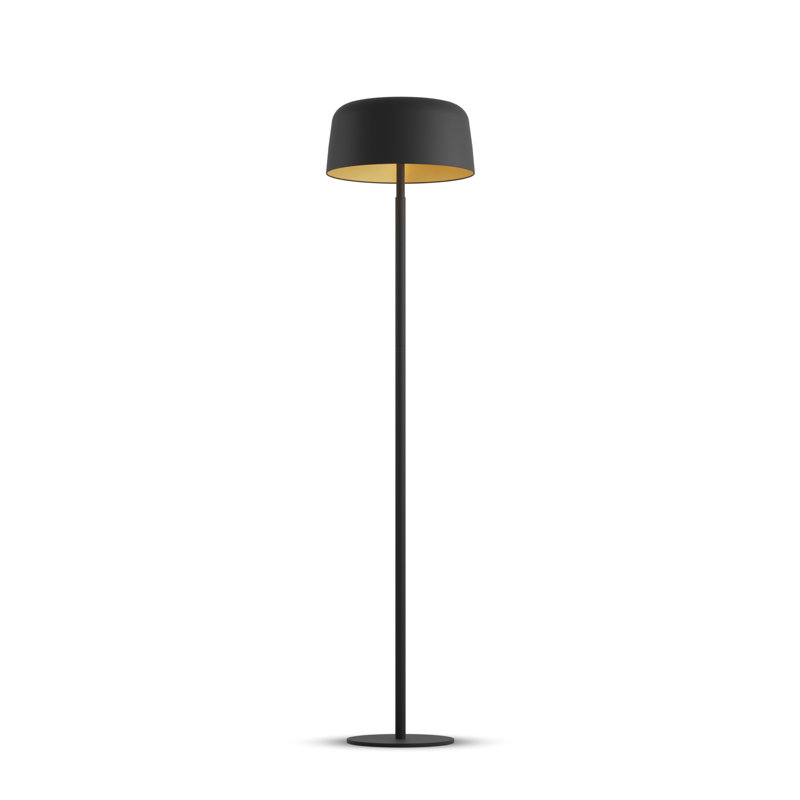 Yurei LED Floor Lamp, Matte Black