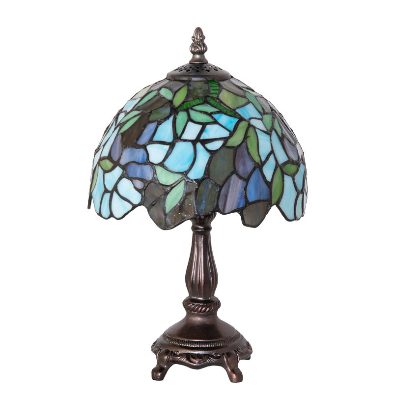 Mini lampe 14 po Tiffany Wisteria