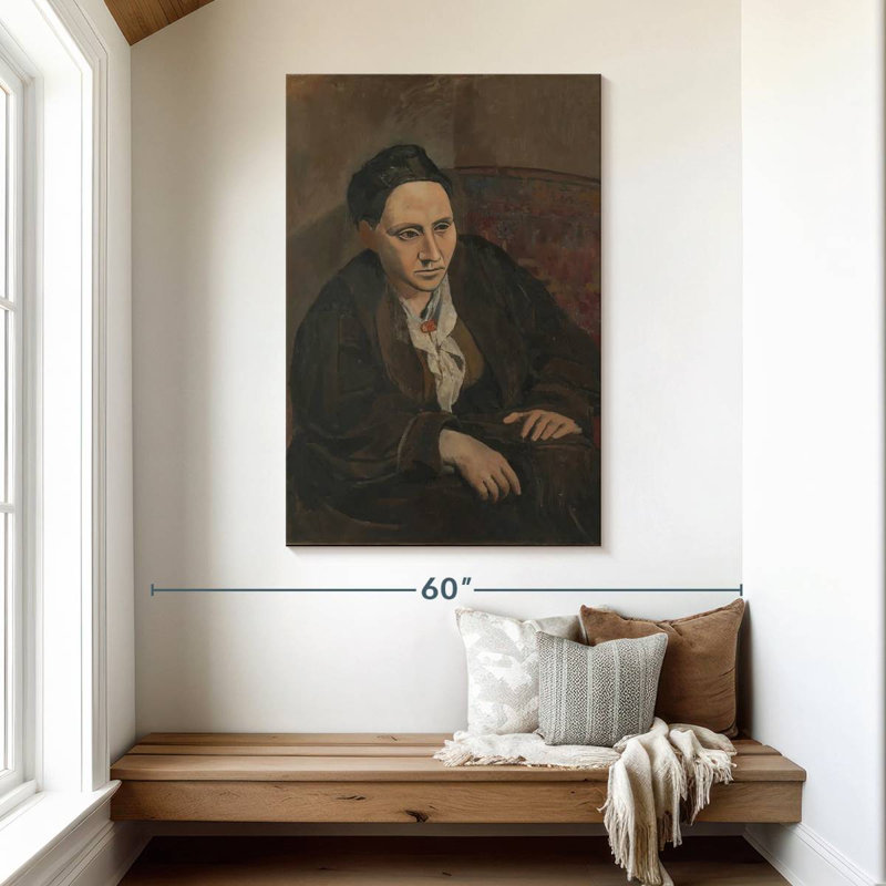 Leisha Gertrude Stein, H 48 po x l 32 po