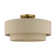 Bhagipuri Linen Blend Semi Flush Mount
