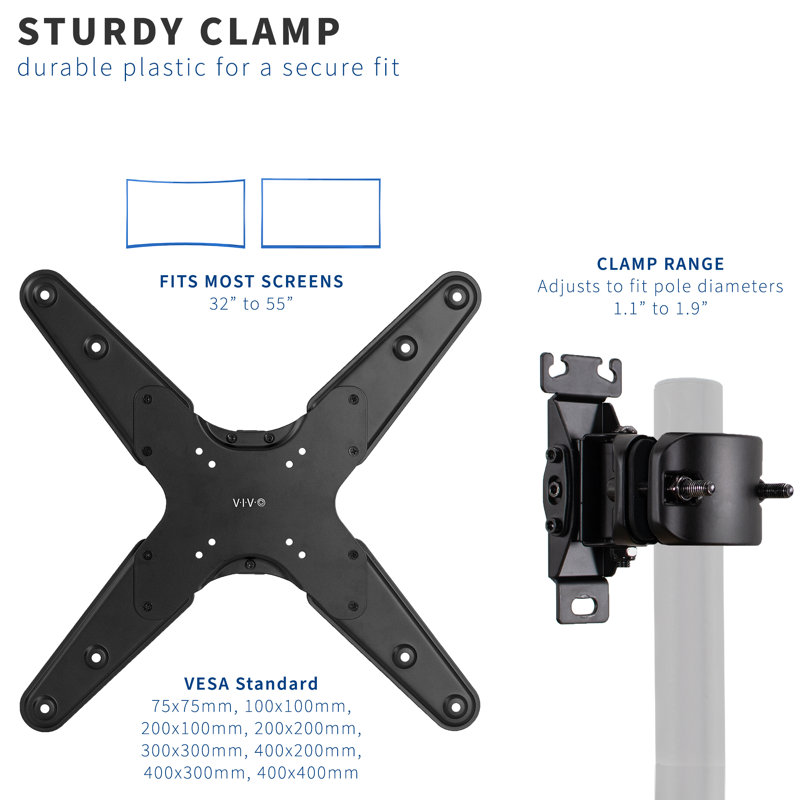 Vivo Single Screen Pole Mount