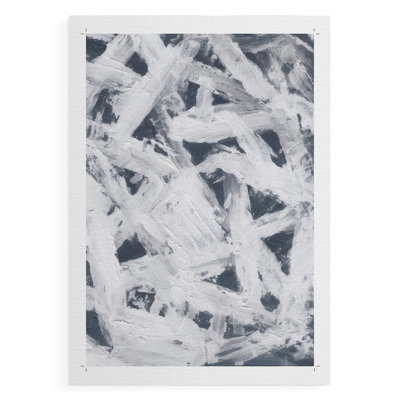 Diving Into Indigo I -Canvas Print Only - NOT FRAMED