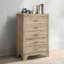 Commode 5 tiroirs en bois Mel-319269270