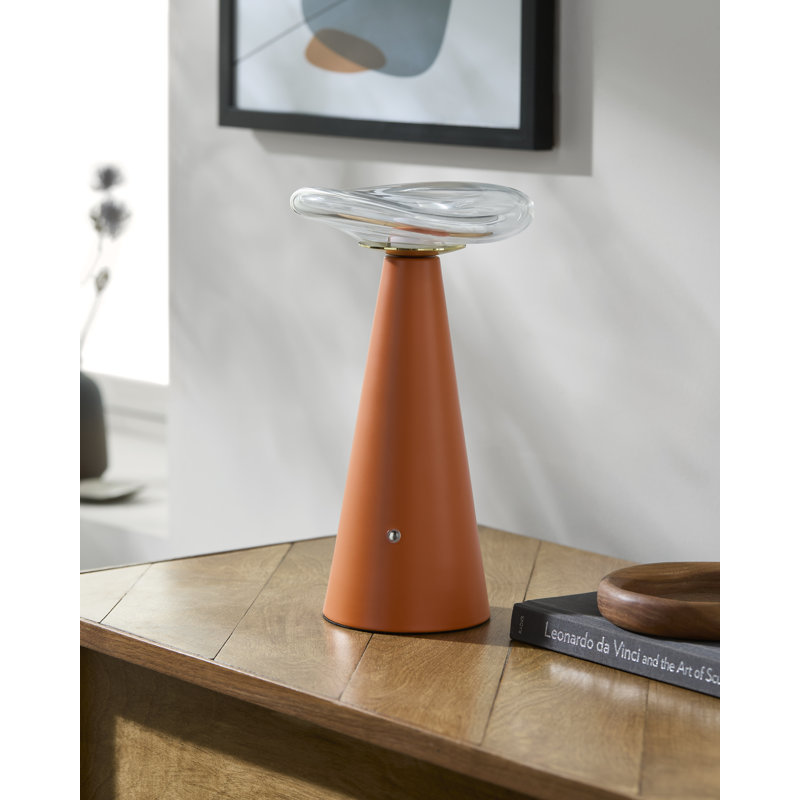Lampe de table Chaunta, Orange