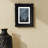 Black Scoop Resin Tabletop Picture Frames-5X7