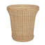 Table de bout et table de bout Naya Wicker, naturel