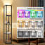 Nevaen 63'' Column Dimmable LED Floor Lamp with Remote&Shelves