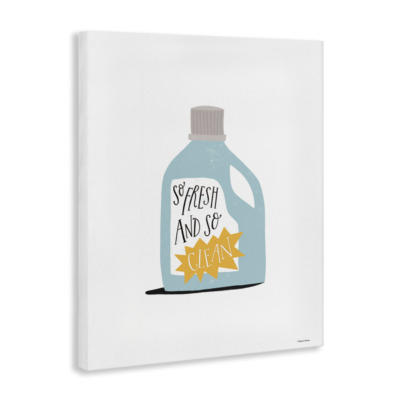 Toile «So Fresh & Clean Laundry» par Rachel Nieman, H 20 po x l 16 po