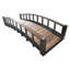 Pont de jardin artisanal en bois japonais-14662215