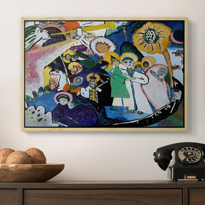 «All Saints Day I», 1911 - Toile tendue avec châssis Wassily Kandinsky