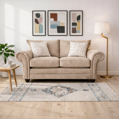 Dalton Textured Wave Sofa- Made in the UK