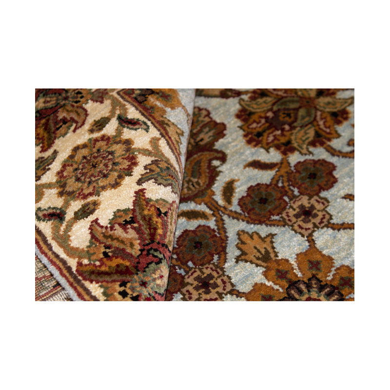 Wool Floral Area Rug