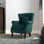 Johnathan 29'' Wide Velvet Wingback Chair