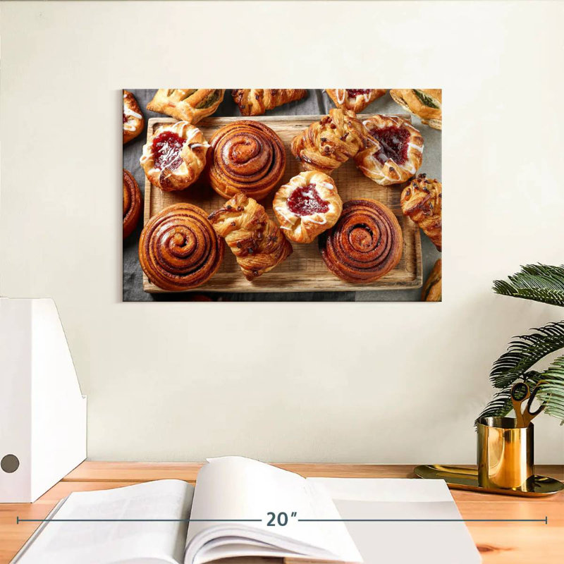 Yarlin Danish Baked Goods, 8" H x 12" W
