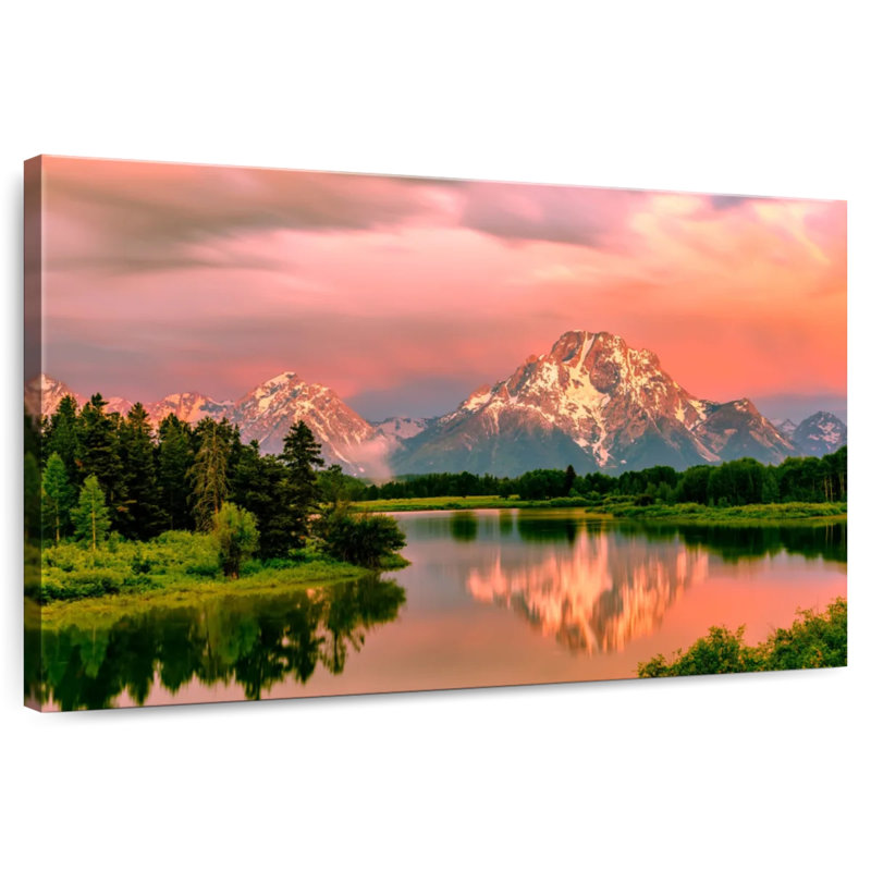 Grand Teton Warm Sunset