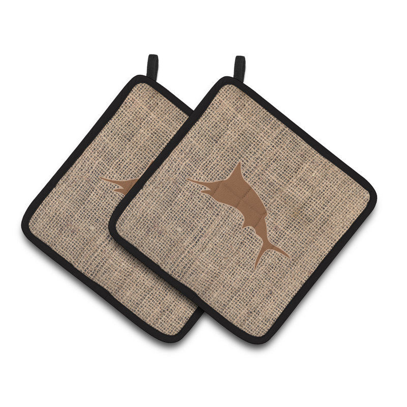 Cuisinier poignée east urban home marlin, Brun