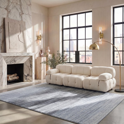 Templin Grey/Light Grey Area Rug