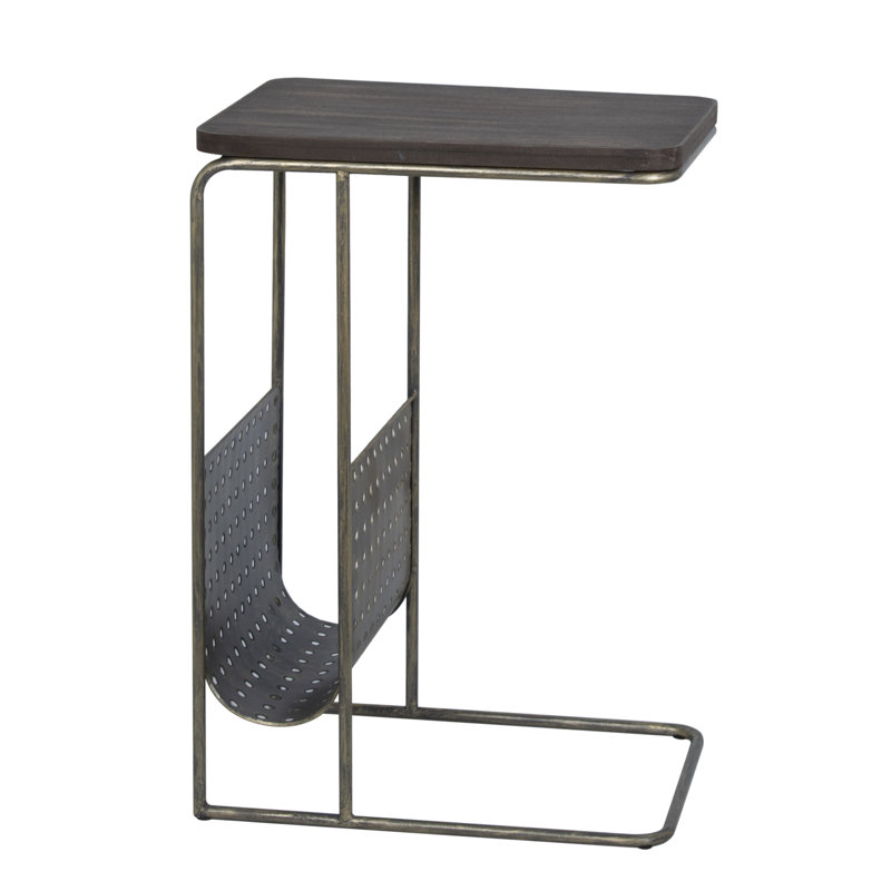 Metal C Table with Storage