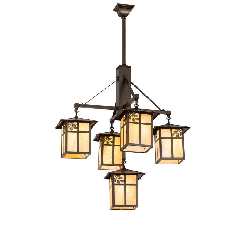 Seneca 5 - Light Dimmable Geometric Chandelier