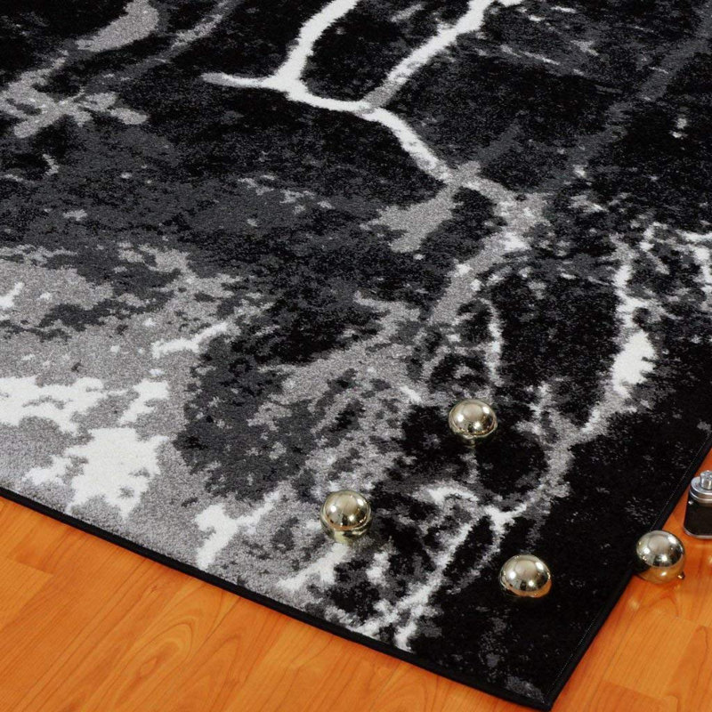 Chumki Abstract Indoor Rug, Rectangle 1'10" x 2'11"