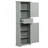 Tall Bathroom Storage Cabinet, Freestanding Storage Cabinet With Drawer And Adjustable Shelf, MDF Board With Painted Finish-115650478