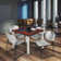 Kee Square Breakroom Table Top, 4 Zeng Stack Chairs