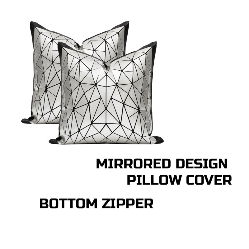 Housse de coussin , Argent