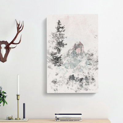 Mountain Peak - Wrapped Canvas Painting