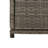 vidaXL Outdoor Storage Box, Large Deck Box PE Rattan with Magnetic Closure Weather Resistant, Stylish Modern Design With Ample Space For Tools And Cushions, Gray 41.3"x21.7"x44.5"-2136222596