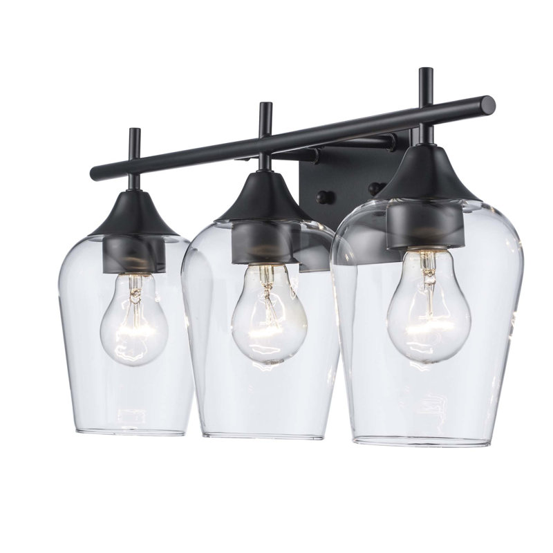 Rockfield 3 - Light Dimmable Vanity Light, Black