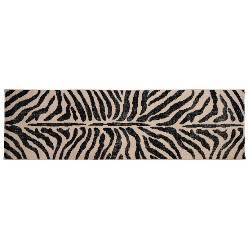 Zebre Hand-Knotted Rug, Runner 3' x 10'