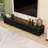 Fluted TV Stand with 4 Drawers-1396356312