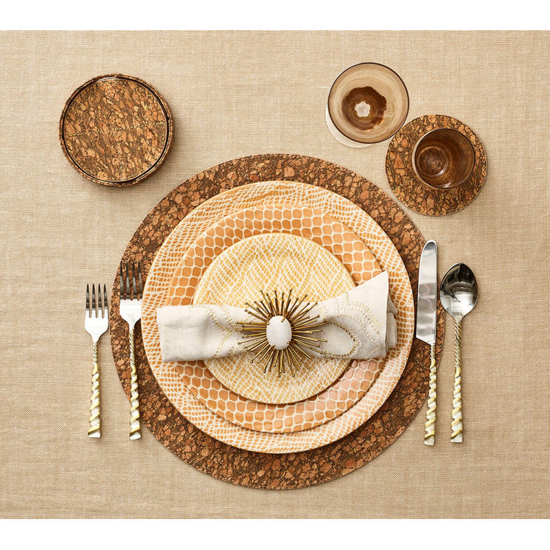 Flare Napkin Ring, Gold