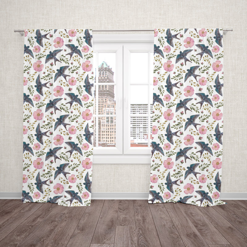 Kalyvakia Room Darkening Curtain, 40" W x 52" L