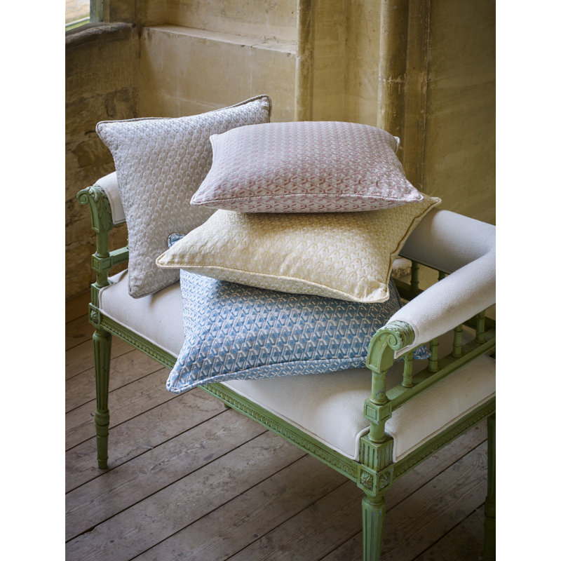 Domino Diamond Fabric, Paris Grey